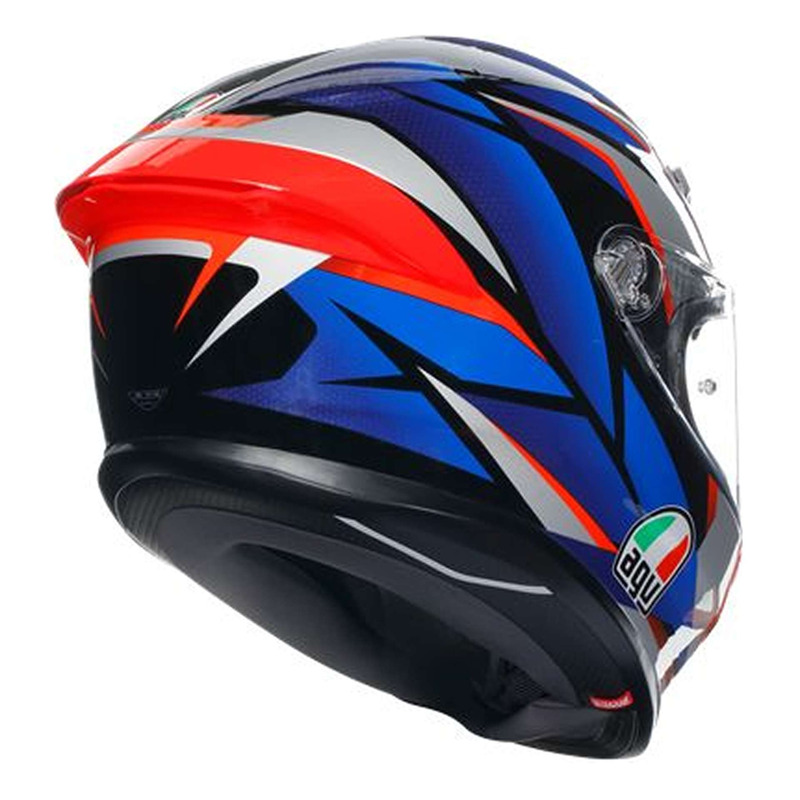 Casque Int Gral Agv K S Mplk Slashcut Noir Bleu Rouge Casque