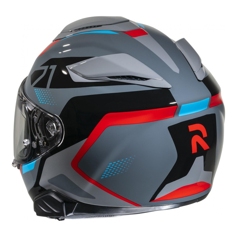 Casque intégral HJC RPHA 71 Hapel MC21 noir gris rouge bleu Casque