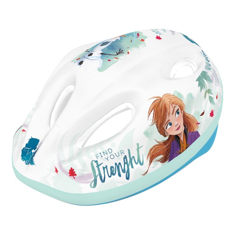 Casque vélo enfant Disney Reine des neiges V2 blanc 52 56cm Casque