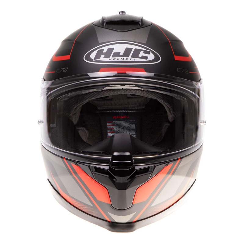 Casque Int Gral Hjc C Lantic Mc Sf Noir Argent Rouge Mat Casque