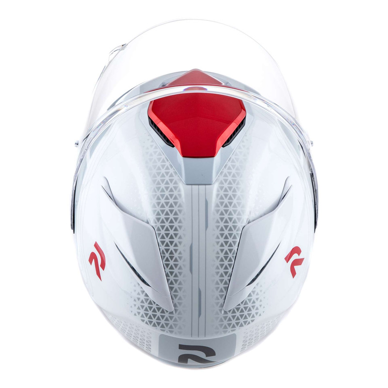 Casque Int Gral Hjc Rpha Frepe Mc Blanc Gris Rouge Casque