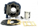 Cylindre piston Carenzi D.40 Fonte Derbi Euro 2 Bleu 50cc