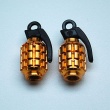 une paire de bouchons de valve grenade