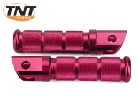 Reposes pieds avant alu rouge X-Power et TZR