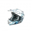 Casque Off Road Victoria Bull Squeleton Blanc