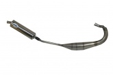 Pot Leovince V6 silencieux Titane Derbi GPR - Gilera GP (passage bas)