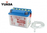Batterie Yuasa YB4L-B 12V/4A Scooter 50cc et Mécaboîte 50cc ( livrée sans acide)