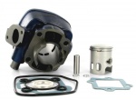 Cylindre piston D.40 Carenzi Fonte Nitro Bleu 50cc