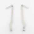 Pattes MTKT pour adaptation garde boue Rocket sur fourche Nitro / Aerox