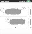 Plaquettes de frein Newfren Performance organique   .FD.0228 BR
