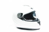 Casque Intégral Double Ecran Victoria Bull Blanc Brillant