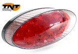 Feu arrière Volcano à Leds transparent / fond rouge