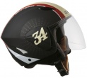 Casque jet Hebo Hurricane noir mat