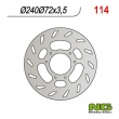 Disque de frein NG Brake Disc Diamètre origine 114 BETA 