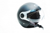 Casque Jet Double Ecran Victoria Bull Noir Mat