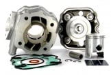 Cylindre Culasse D.40 Polini Evolution Alu Derbi Euro2