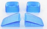 Cabochons Clignotant Bleu (x4) Booster BW'S <1999