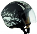 Casque jet Hebo Zen noir mat