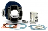 Cylindre piston Carenzi D.40 Fonte Ovetto Bleu 50cc