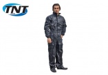 Combinaison de pluie moto noire