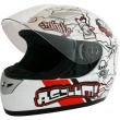 Casque Integral Victoria Bull Bd Blanc