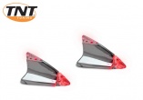Paire lampes à coller delta chrome leds