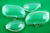 Cabochons Clignotant Blancs (x4) Ovetto Néos