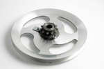 Poulie MBK alu avec pignon 11 dents