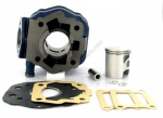Cylindre piston carenzi d.40 fonte derbi euro 2 bleu 50cc