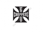 Autocollant WEST COAST CHOPPERS Noir