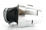 Filtre � air Polini Air Box chrom� coud� 30�