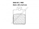 Plaquettes Carbone Lorraine Arri�re Stalker >1997 / NRG Extrem 2001> MC2 98 / 02