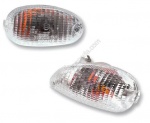 Clignotant complet type origine blanc Piaggio