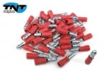 Cosses rondes males 4mm2 ( 50 pi�ces )