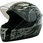 Casque integral victoria bull flamme brillant
