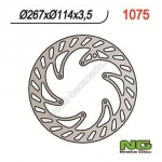 Disque de frein fixe avant pour cpi 50sm, sx 05-07