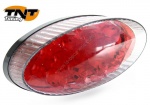 Feu arri�re Volcano � Leds transparent / fond rouge