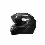 Casque integral victoria bull noir brillant