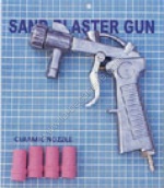 Pistolet microbilleuse avec 4 buses