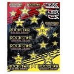 Planche autocollants Rockstar