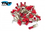 Cosses mixtes femelles rouge ( 50 pi�ces )