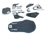 Kit d�co La B�canerie Derbi DRD avec housse de selle
