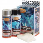 Bombes de peinture tuning chrome