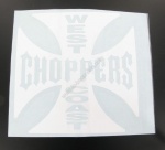Autocollant WEST COAST CHOPPERS Blanc