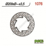 Disque de frein fixe arriere pour cpi 50sm, sx 05-07