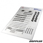 Planche autocollants doppler