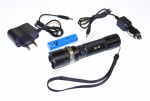 Lampe torche 1 LED rechargeable - 3 positions d'�clairage 12 ou 220v