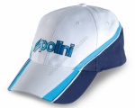 Casquette polini for race blanche bleue