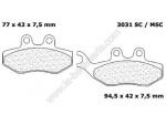 PLAQUETTES CARBONE LORRAINE AVANT RS >2000 / DERBI SM >2003