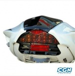 Feu arri�re LED fum� Tun'r avec clignotants Nitro homologu�
